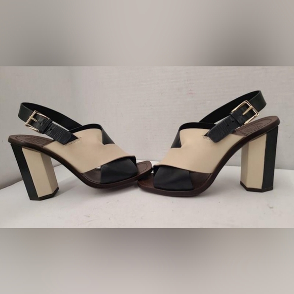 Tory Burch Sling-back Block Heels - Picture 5 of 6